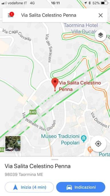 Taormina Casa Sarina Leilighet Eksteriør bilde